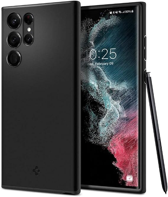 Spigen ThinFit Case for Samsung Galaxy S22 Ultra - Black