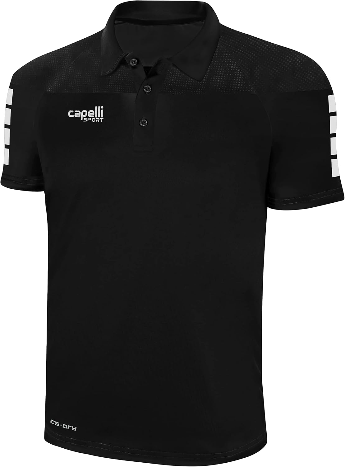 Capelli Sport Men's Polo T-Shirt, Tribeca V-Neck Gym Workout Top