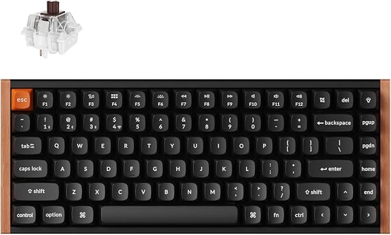 Domestic Genuine ProductKeychron K2 Max Special Edition QMK Wireless Custom Mechanical Keyboard, 75% Layout, 2.4GHz Bluetooth Wireless/Wired/QMK Programming/White LED Light/Silent K Pro Silent