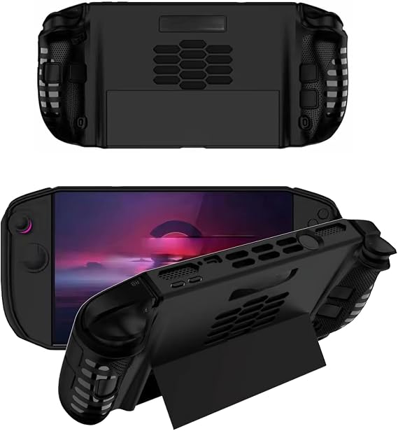 KUSINHOKA Silicone Case for Lenovo Legion Go 2 ,Shockproof Anti Scratch Anti Squeeze Non Slip Silicone Dust Protection Cover，Black