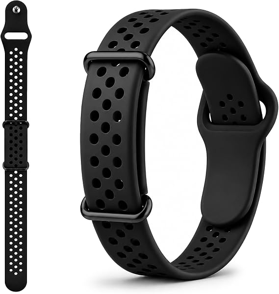 Google Fitbit Airバンド対応シリコンスポーツバンド 男女兼用