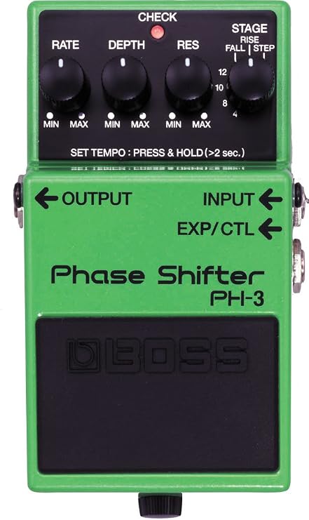 BOSS Ph-3 Phase Shifter Guitar Effects Pedal, Compact Pedal with Versatile Vintage And Modern BOSS Phasing