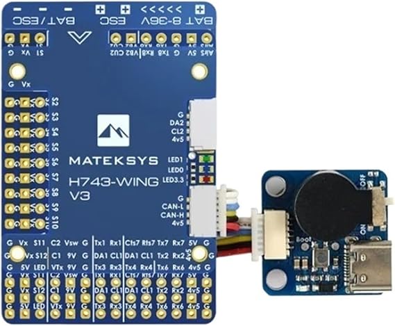 Original For Matek H743-WING V3 STM32H743VIT6 Built-in OSD Support Dual Camera INAV Flight Controller for RC FPV Airplane Fixed Wing Drones
