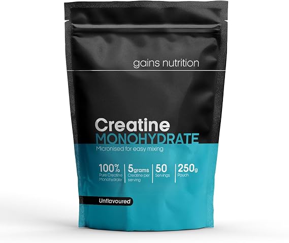 GN Creatine Monohydrate Powder, 250g, Unflavoured