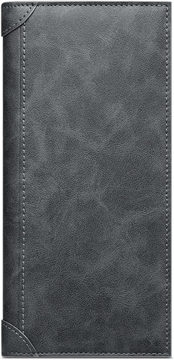 Wallet Men's Long Multi-Card Bag Designed for Easy Access(Grey)