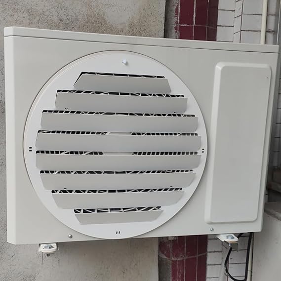 Klima Dış Ünite Saptırıcı ve Koruyucu Net, Hava Kılavuzu Panjur Kapaklı Kondenser Havalandırma Kapağı, Anti-Direkt Üfleme Bölmesi, Gelişmiş Verimlilik için 50cm/19.7in