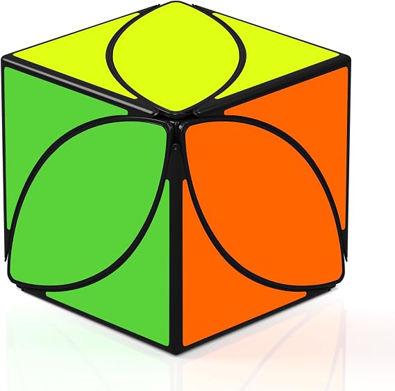 Roxenda Speed Cube, Irregular Puzzle Magic Cube, 3D Puzzle for Children,Smooth Fast Cube Toys for for Children Adults Fun Play (Irregular Cube)