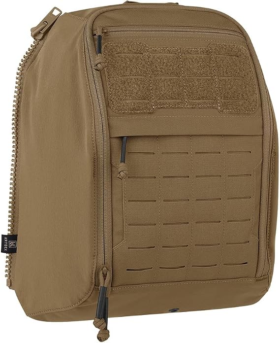 KRYDEX Tactical Zip On Back Panel,Molle Panel Backpack For Plate Carrier