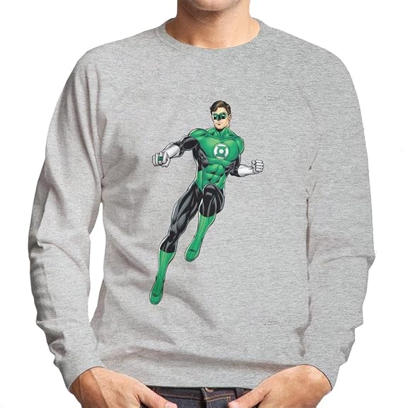 All+Every Green Lantern Ring Pose Men's Sweatshirt