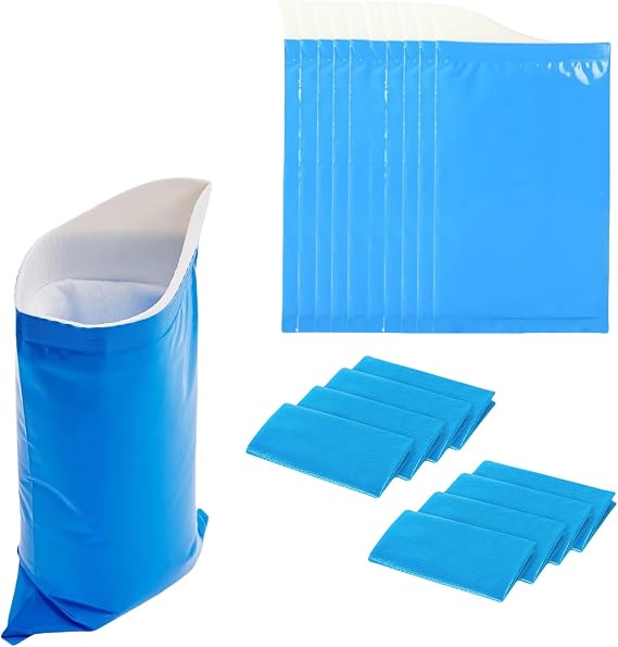 flintronic Disposable Urine Bags, 700ML Emergency Toilet Pee Bags, Portable Urine Bags for Men Women Kids Patient and Pregnant, Vomit Bags Travel Urinals for Camping Travel and Traffic Jam