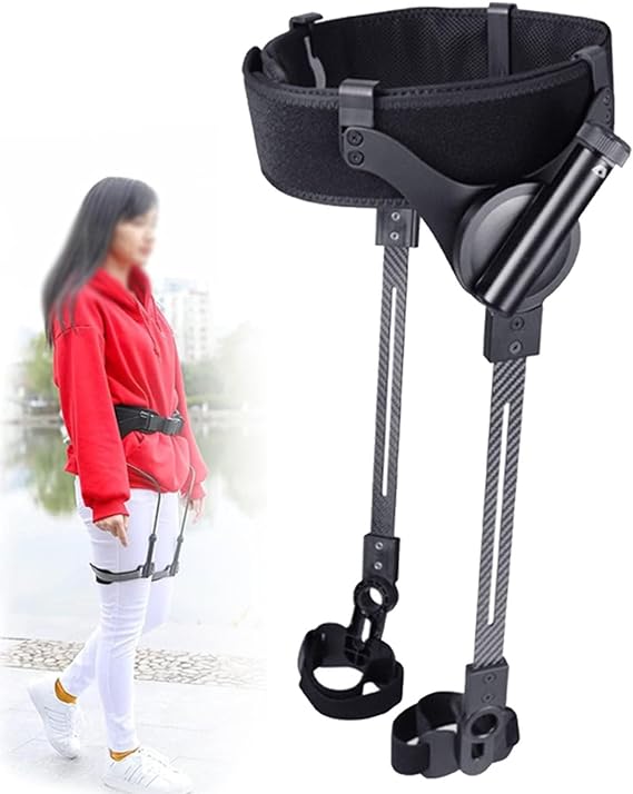 Walking Aid Exoskeleton, Adjustable Strength Mobility Aid for Disabled and Elderly, Bionic Body Assistance for Leg Training