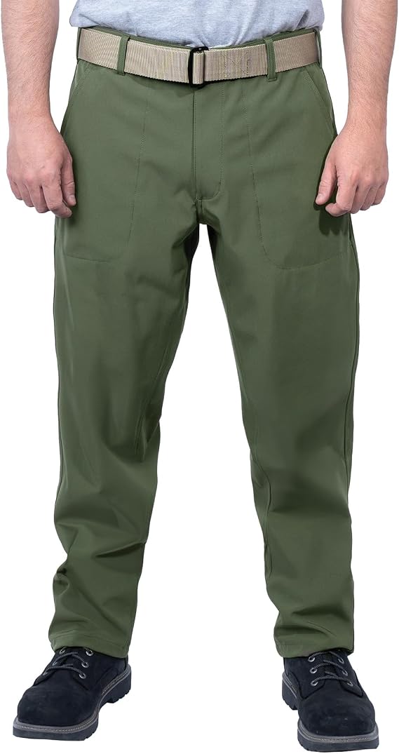 Rothco Active Flex Soft Shell Pant – Water-Resistant Comfort Stretch Tactical Camping Hiking Pants