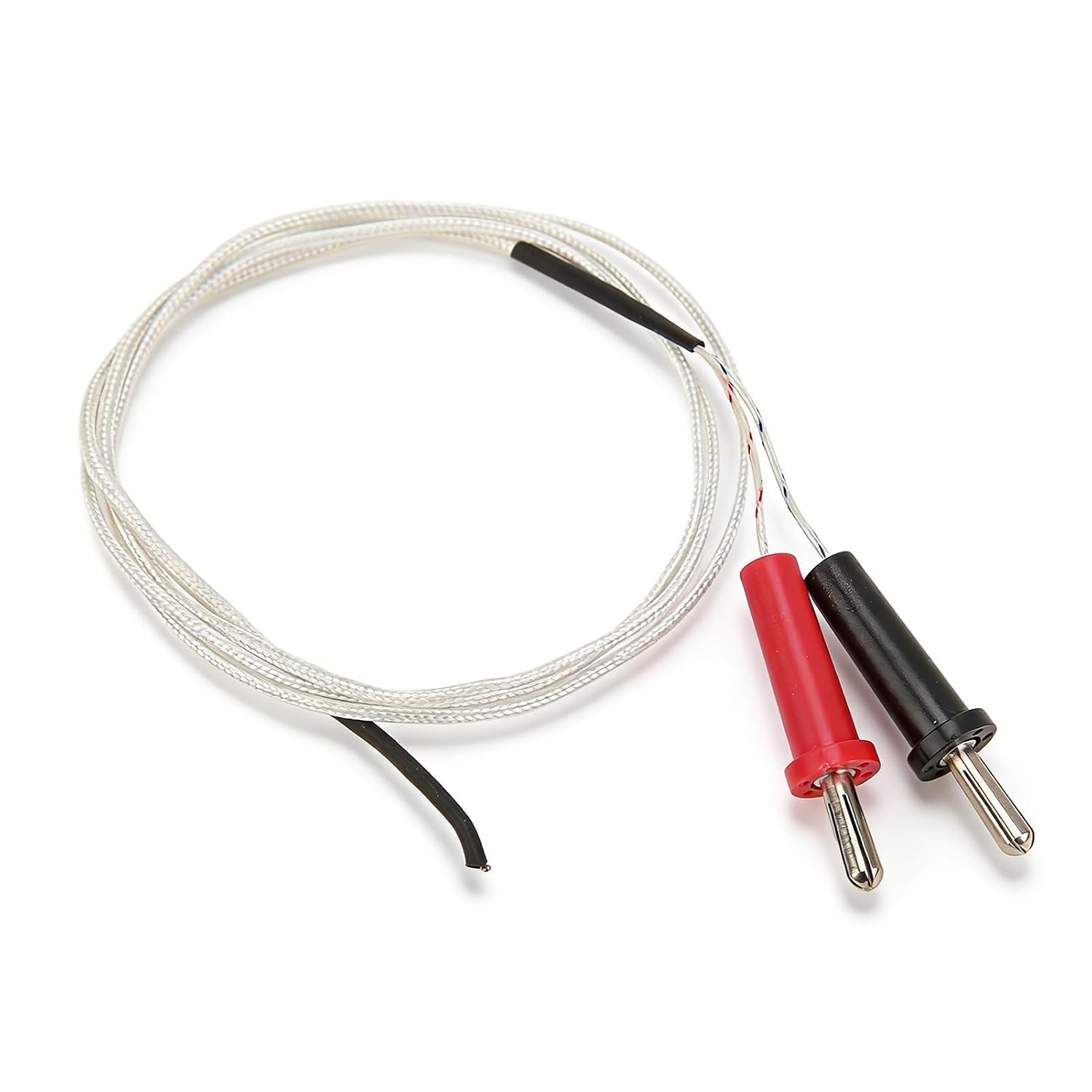 Temperature Probe, ‑50~400℃ Double Head Thermocouple UA23 Replacement Thermopro Probe 4mm K Type Thermocouple Sensor Cord Mini Temp Sensor Connector Measure with Large Range for Multimeter