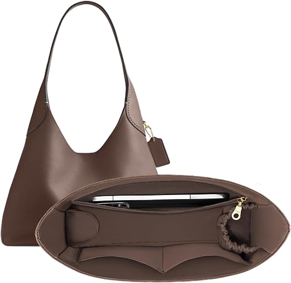 LOUKAYCCI Purse Organizer Insert for Coach Brooklyn 28 Shoulder Bag
