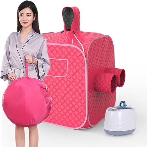 GJXJY Foldable Personal Sauna Portable Home Steam Sauna Tent Full Body Relaxed and Face Spa Machine for Reduce Fatigue Slimming Body Relieve Stress