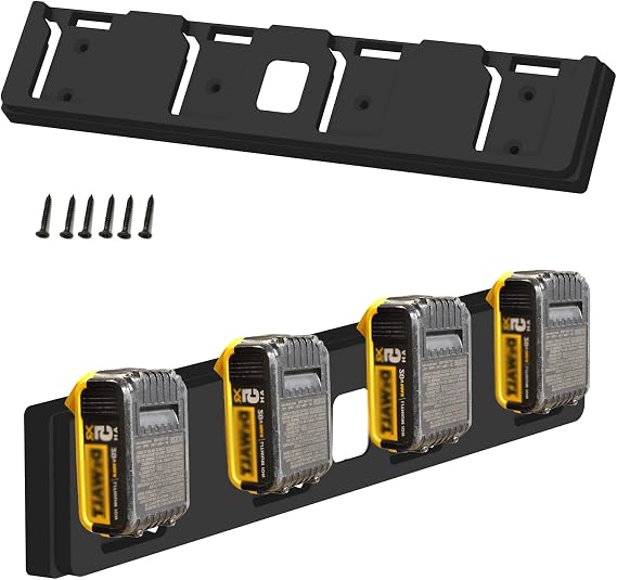 Dewalt バッテリーホルダー Dewalt 20v ツール Dewalt 12v バッテリーストレージ DCB200 DCB203 DCB205 DCB206バッテリー用 ネジ付き バッテリーなし