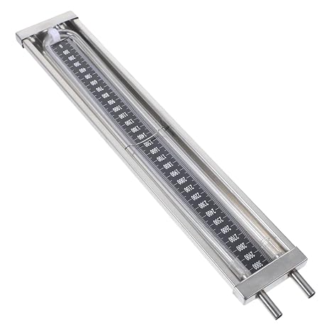 Kichvoe Scale Type Manometer with Regular Fine Water Column for Laboratory and Engineering