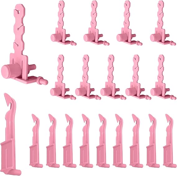 20Pcs Knitting Machine Tensioners and Needles, Knitting Machines Tension Rod Adapter Set Compatible with Sentro 22 32 40 48