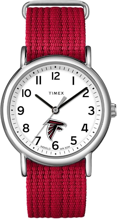 TIMEX Unisex Weekender 38mm Watch with Slip-Thru Single Layer Strap