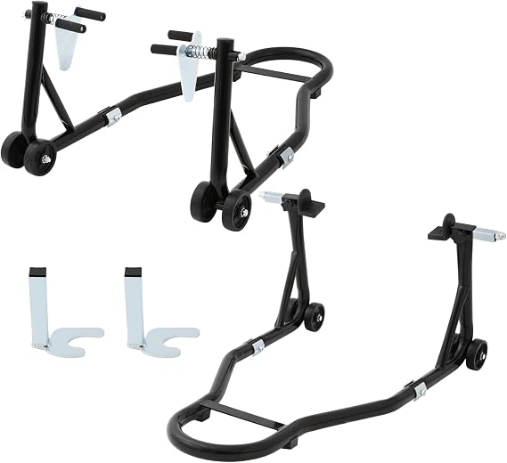 Motorcycle Stand,Heavy-Duty Motorcycle Rear and front Wheel Lift,550KG Load Capacity,Motorcycle Paddock Stand Lift,for Garage Workshop