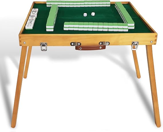 Mahjong Table Foldable, Portable Mahjong Table, Travel Mahjong Table, for Household & Travel