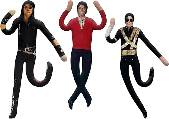 Poseable Plush Doll 3-Pack, Moveable Limbs Music Fan Decor Toy