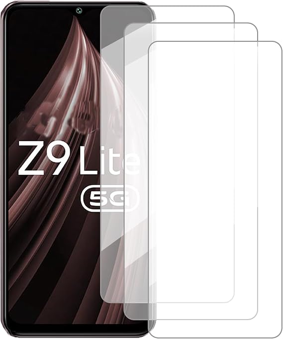 Screen Protector Compatible with Vivo IQOO Z9 Lite 5G(6.56 Inch) [3 Pack] Glass Screen Protector Suitable for Vivo IQOO Z9 Lite 5G, Tempered Glass Protective Film