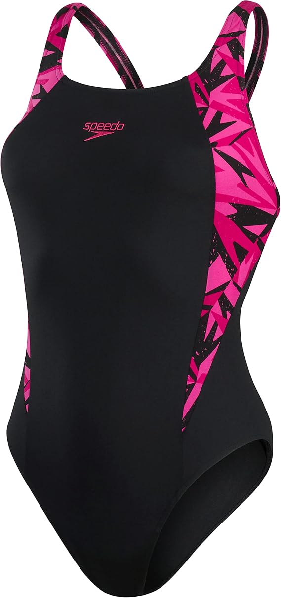 Speedo Hyperboom Splice Muscleback Tek Parça Mayo Kadın