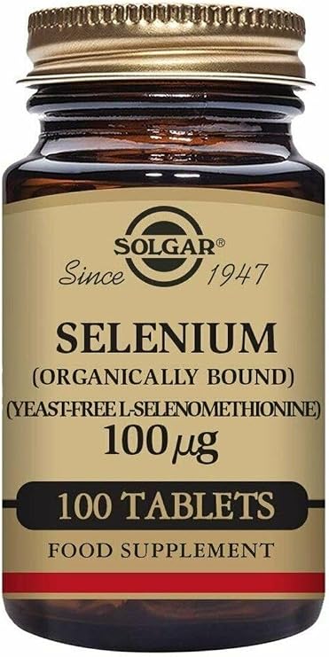 Solgar Selenium 100mcg, Organik BaÄlÄ±, 100 Tablet