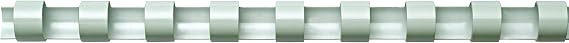 Fellowes A4 10 mm Plastic Binding Combs for Comb Binding Machine, Binds 41 to 55 Pages, White, Pack of 100, 5345805