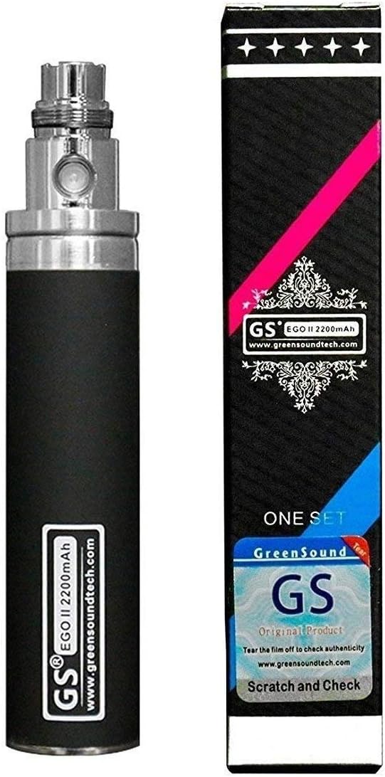 GS Ego II 2200mah Huge Battery Edition 510 Nicotine Free Empty Device (Black)