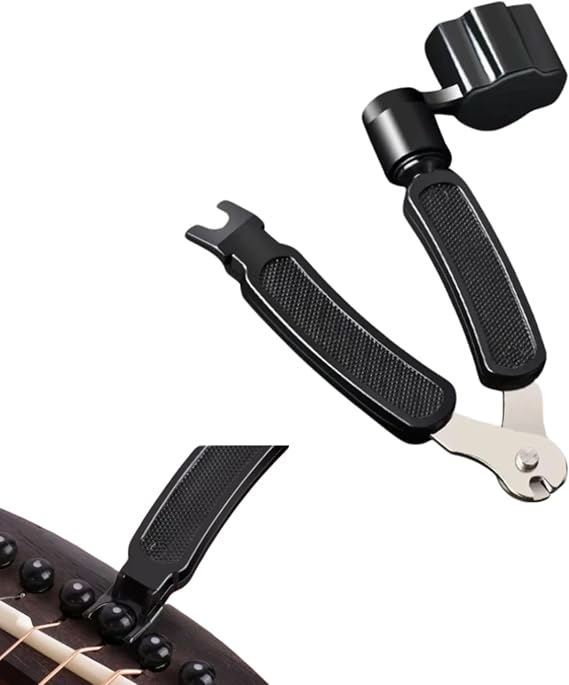 1 Pcs Guitar String Winder, Guitar Bridge Pin Puller,Guitar String Cutter