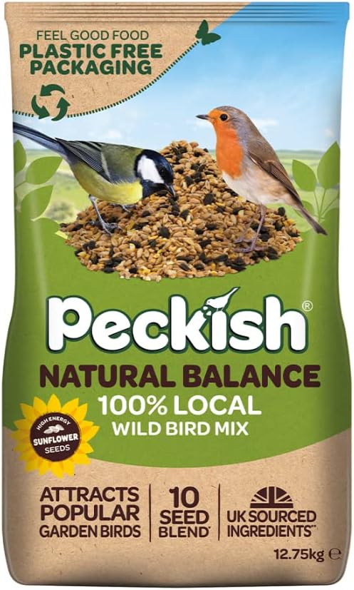 Peckish 60051211 Natural Balance Seed Mix for Wild Birds, 1.7 kg, Gold