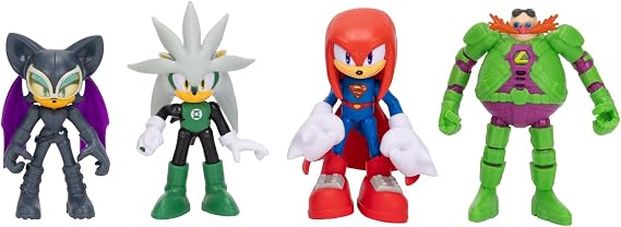 Sonic 2.5" Knuckle Silver Rouge Doctor Egg Man