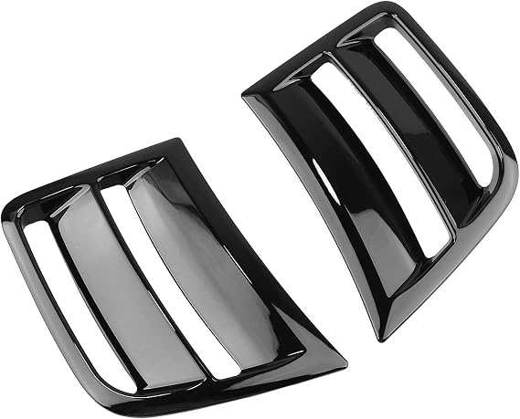 For Subaru For STI WRX GRB Wagon 10th For Impreza WRX Hatchback 5 Door 2008-2014 Car Front Side Air Vent Cover Hood Trim Bonnet OOPUHKSY(Gloss Black)