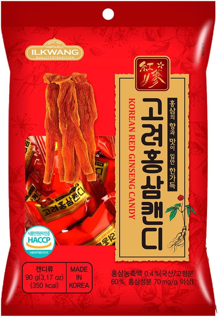 KOREAN RED GINSENG CANDY 280 grams_Individually Wrapped