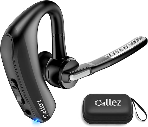 Callez Bluetooth Headset with ENC Dual Mic for iPhone Android Mobile Phone