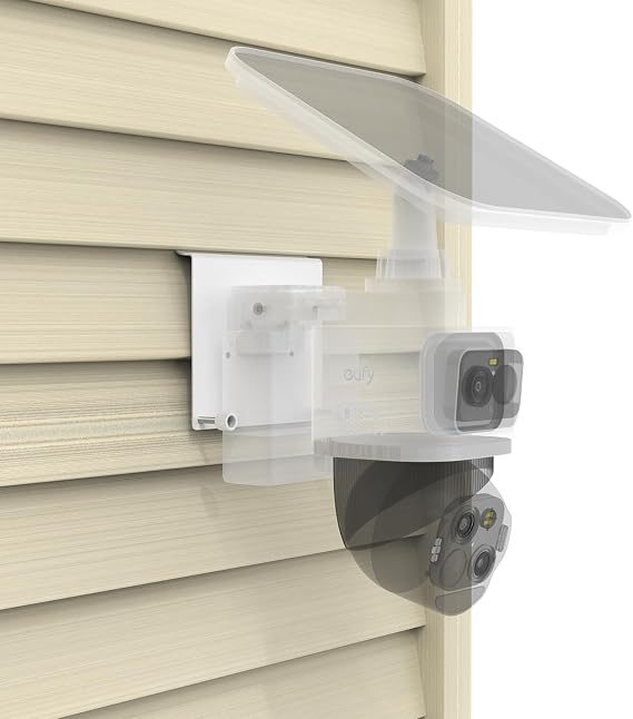 ビニールサイディングマウント Eufy Security EufyCam S4カメラ対応 ホワイト