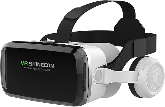 LONGLU 3D Virtual Reality Headset Compatible with iPhone 16 15 Pro Max Mini X R 12 11 Samsung 4.7-6.7 inch Android 3D Virtual Reality Glasses for Movies and Video Games IMAX (Only)