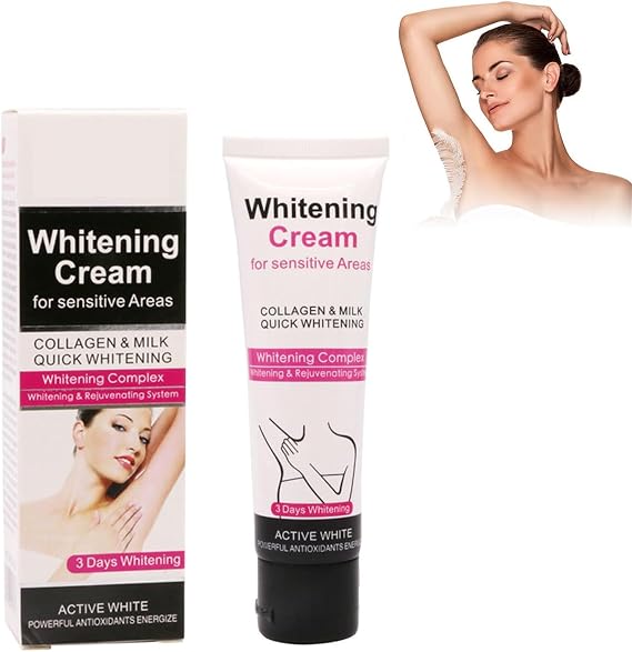 Underarm Whitening Cream,Whitening Cream,Skin Lightening Cream,Armpit Whitening Cream,Underarm Lightening Cream,Instant Underarm Whitening Cream,Skin Whitening Cream for Knees Elbows Leg