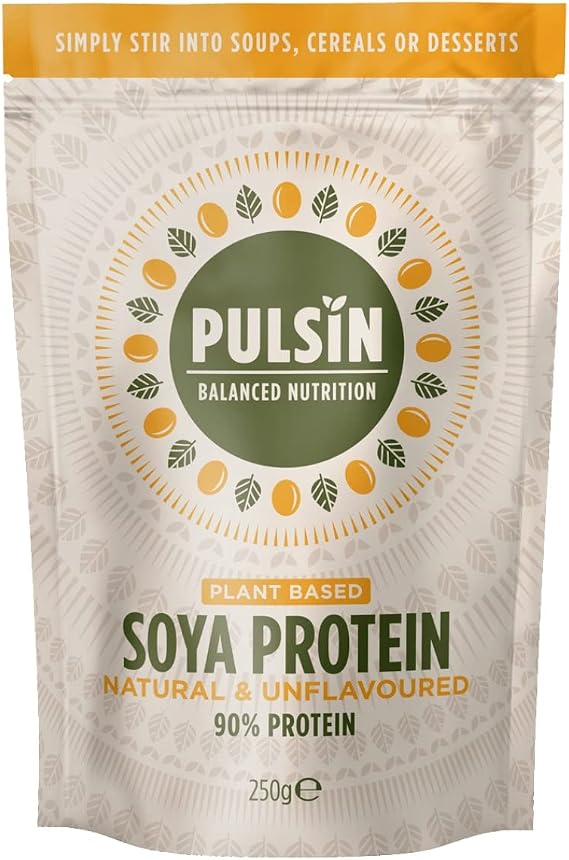 Pulsin' Soya Protein Isolate Powder, 250 g