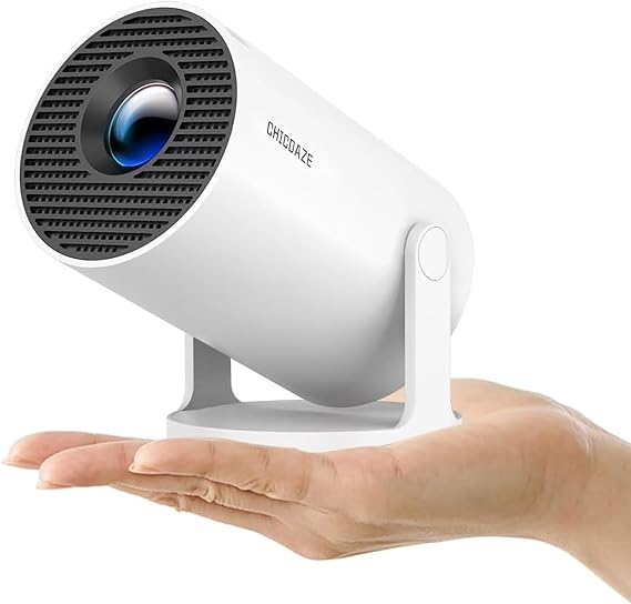 HY300 PRO+ Mini Projector, LED 4K HD Portable Projector with WiFi 6, Bluetooth 5.4, HDMI, USB, for Home, Outdoor