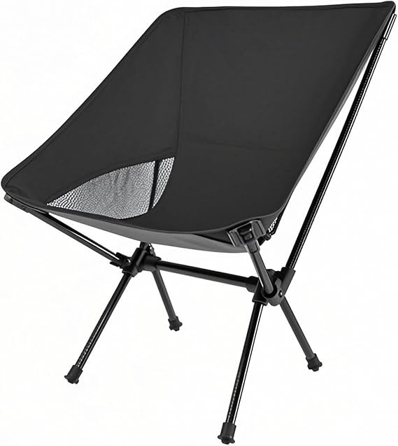 Backpacking Chair, Beach Chair for 330lb, Compact Camping Folding Chair, for Adults Lightweight Camping Chair, Ultra Durable for Travel Beach Picnic Festival Hiking, Portable Chair Camping Chairs
