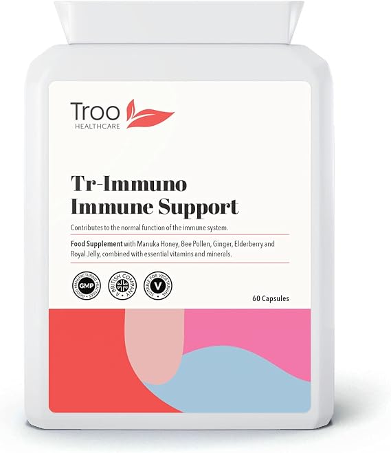 Troo Health Care Tr-Immuno Immune Support Supplement 60 Capsules -Essential