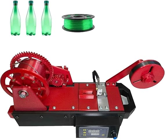 3D Printer Extruder Machine,Desktop Recycled PET Filament Extruders With Digital Display,Pastic Bottle Recycler,Temperature & Speed Adjustable,For Families,Small Studios,DIY Makers
