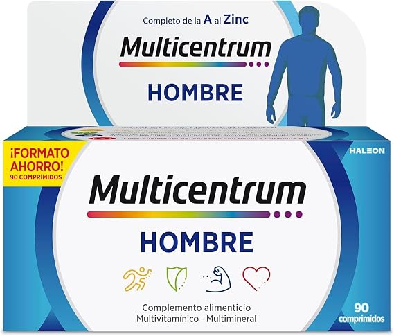 Multicentrum Men Multivitamin Multimineral, Gluten Free, 90 Tablets