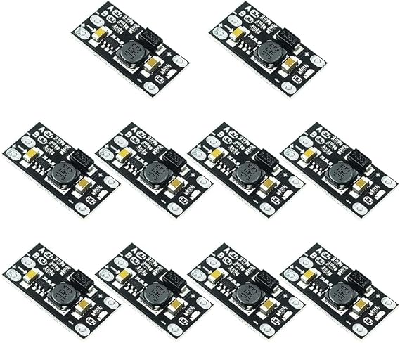 10pcs Mini Boost Module DC-DC 3.7V to 5-12V Step Up Board Power Converter with LED Indicator