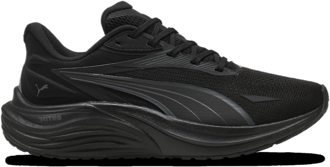 PUMA メンズ Electrify Nitro 4 ランニングスニーカーシューズ - ブラック