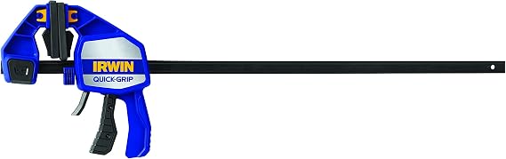 IRWIN Quick-Grip Heavy Duty One-Handed Bar Clamp/Spreader, 24" / 600mm, 10505945