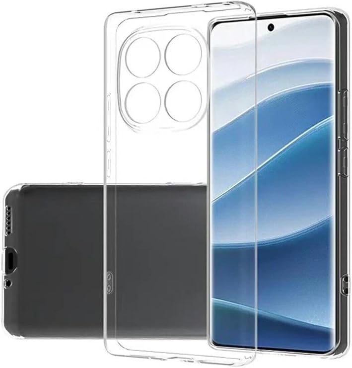 bbtech Xiaomi Redmi Note 14 Pro Plus 5G ile Uyumlu Kamera Korumalı Esnek Silikon Kılıf - 2MM;Şeffaf